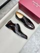 Ferragamo Man Black and red Calfskin Business Leather Shoes 0428117 (3)_th.jpg